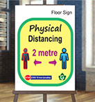 Covid-19 Reminder Display Sign
